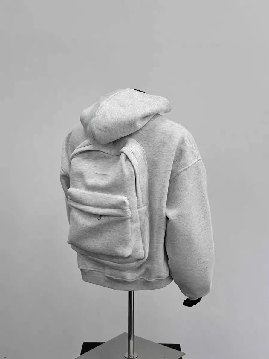 American Sle Casual Hoodie Cardigan Men's Autumn Versatile Zipper Jaet Tee-dimensional Design Comfortable Loose Fit